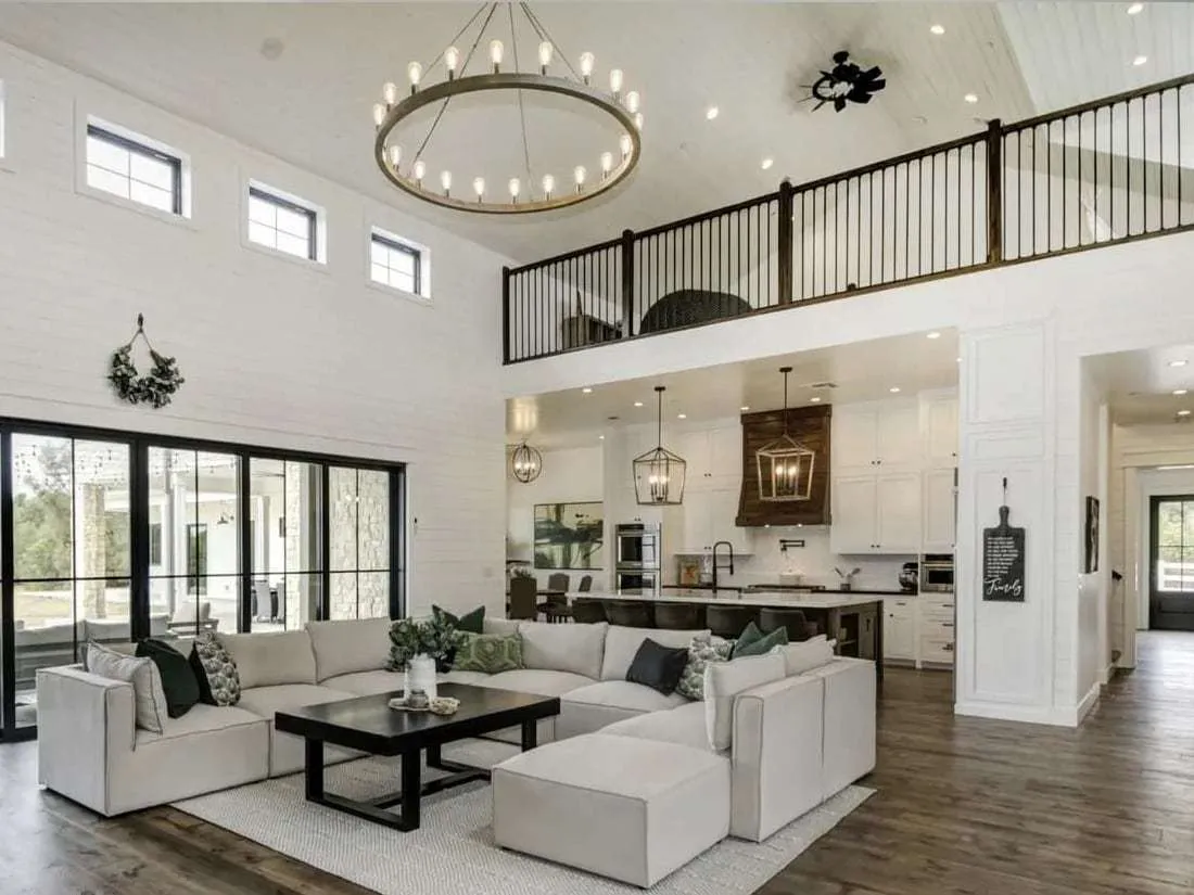 A living room staged by Stone Home Staging