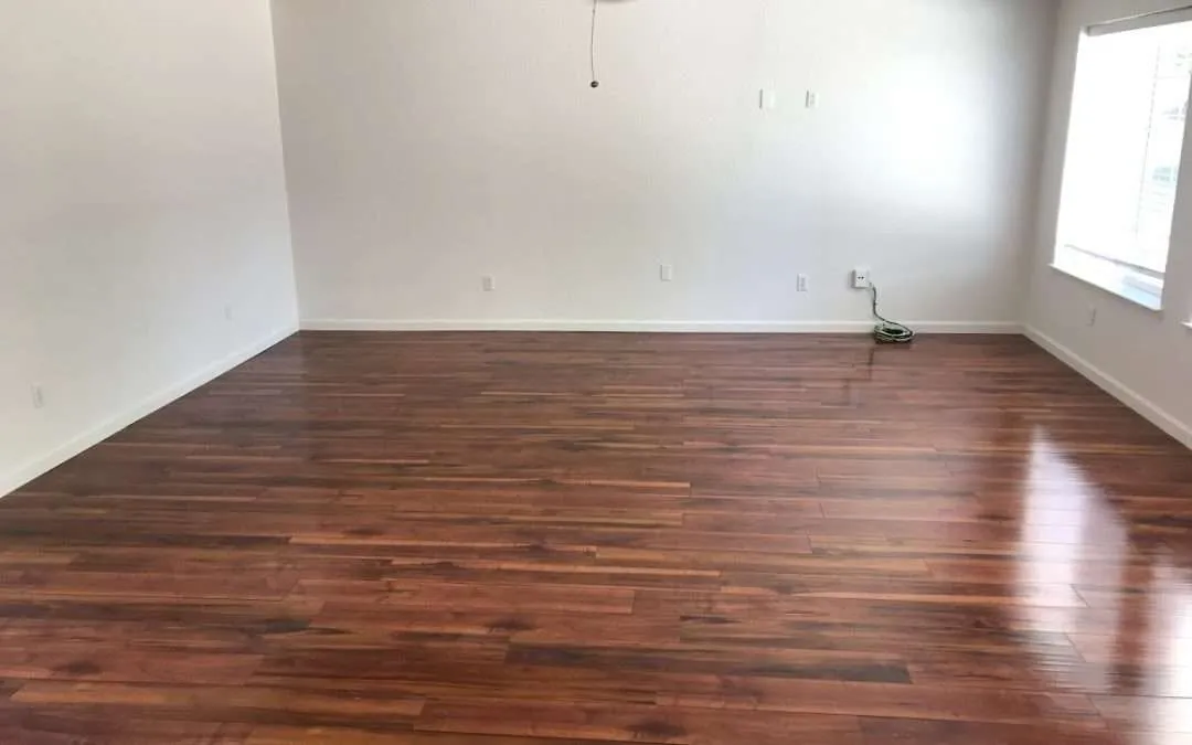 Dining area before staging